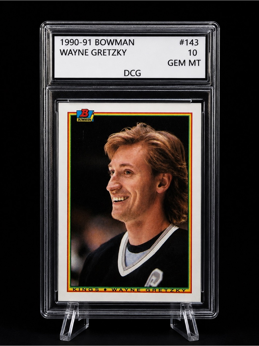 1990-91 Hockey Card in Black — Graded GEM MT 10